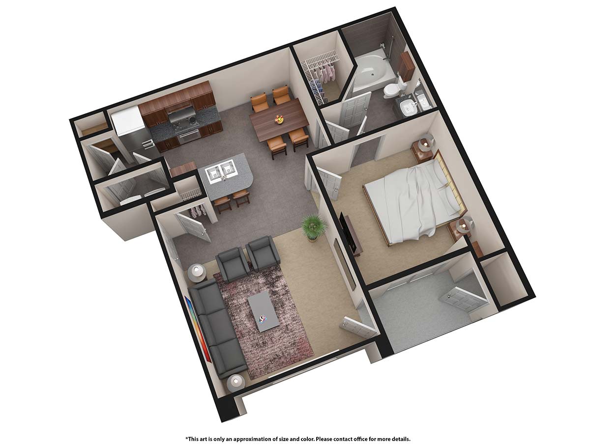 Floor Plans Crest Manor Apartments